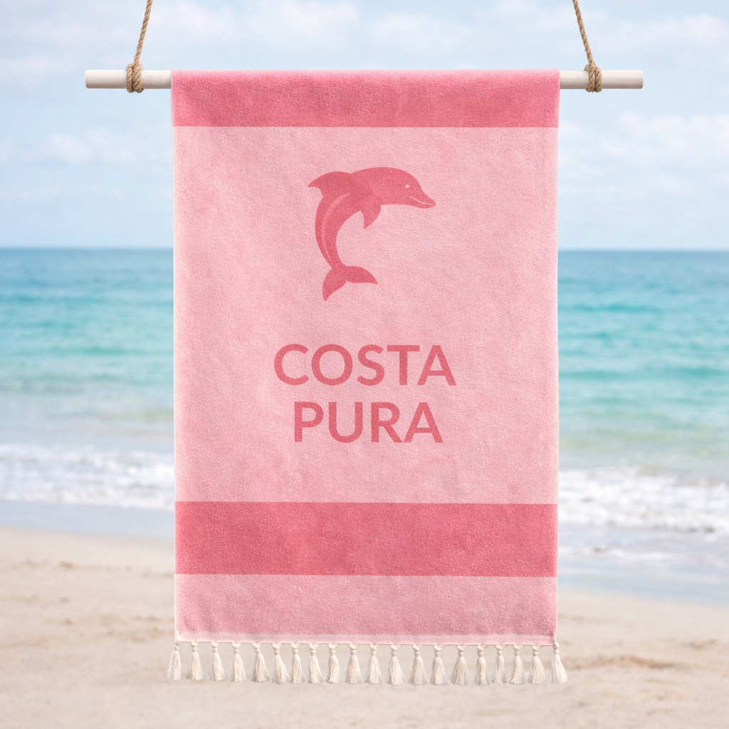 COSTA PURA® Beach Towel | Dolphin Edition