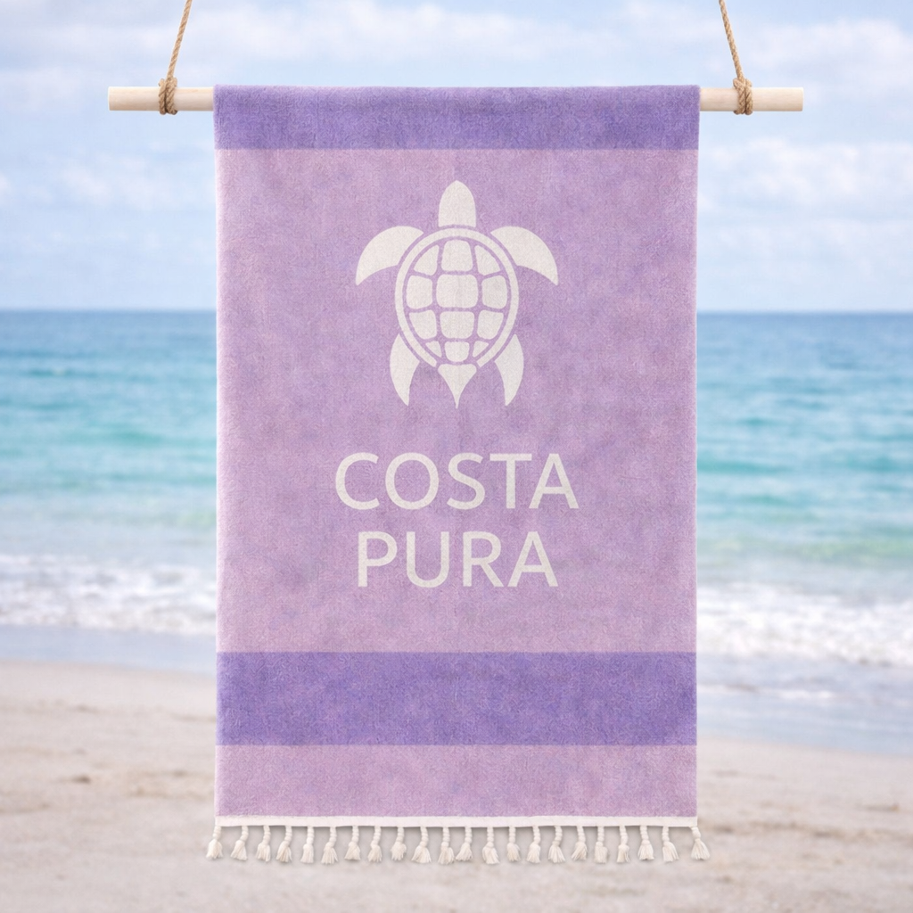COSTA PURA® Beach Towel | Sea Turtle Edition